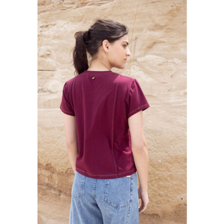 Tshirt Short Sea Bordeaux