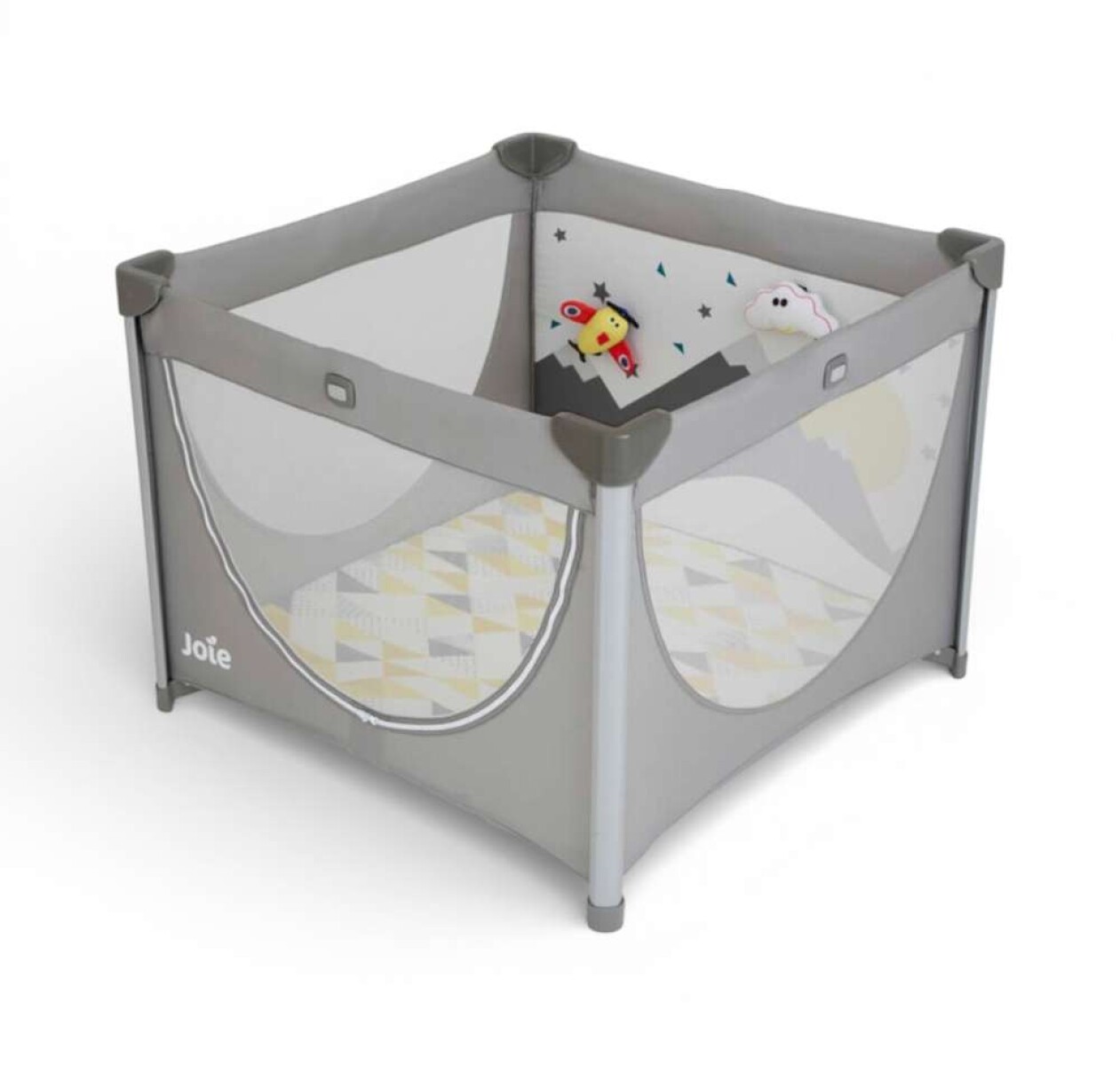 Corral Practicuna Joie con Malla y Colchón - Extraíble 