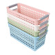 Set x3 Cesto Organizador calado con asas 29 x 13.5 x 12.5 cm BLANCO