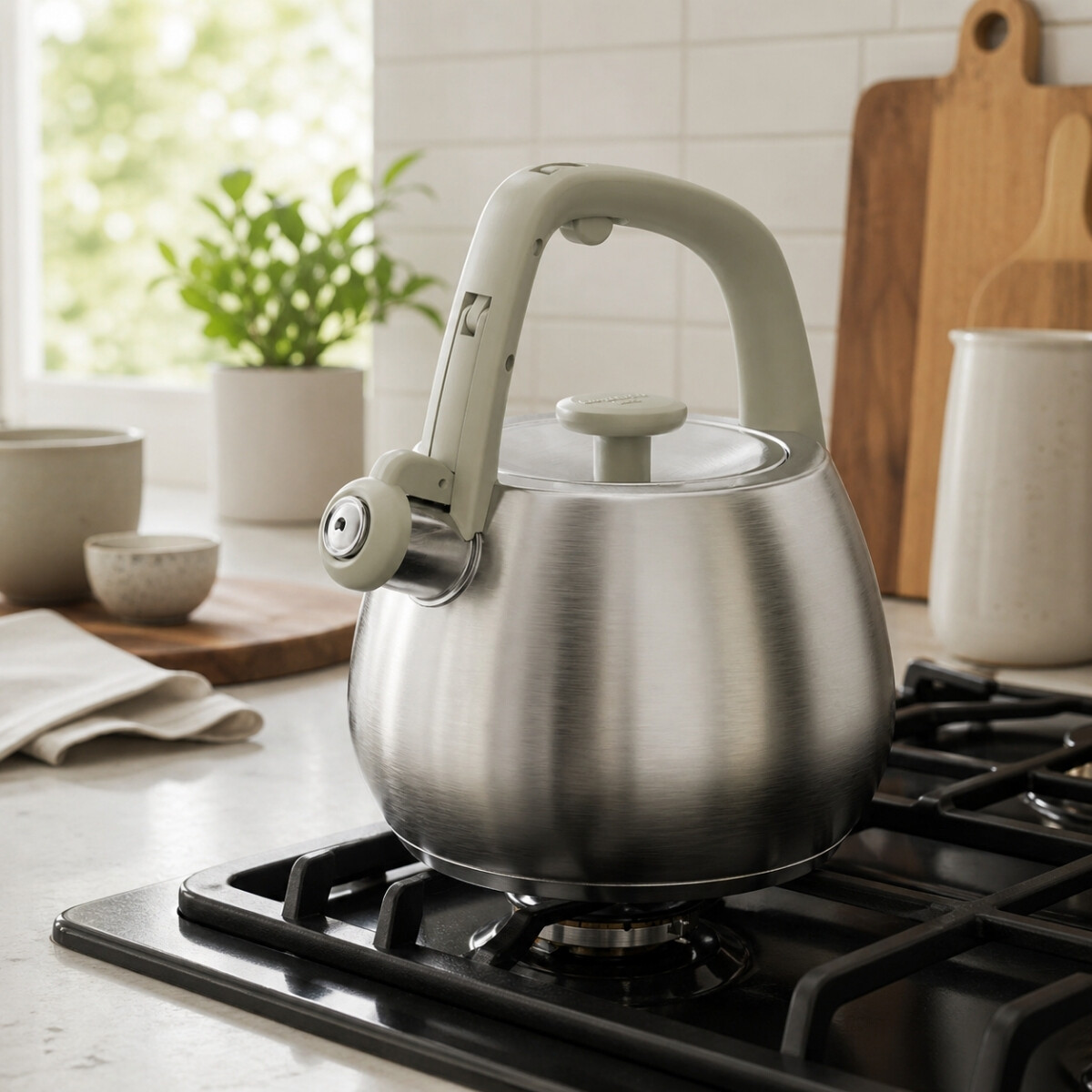 Caldera con Silbato 2 Litros Acero Inoxidable Sage Berghoff 