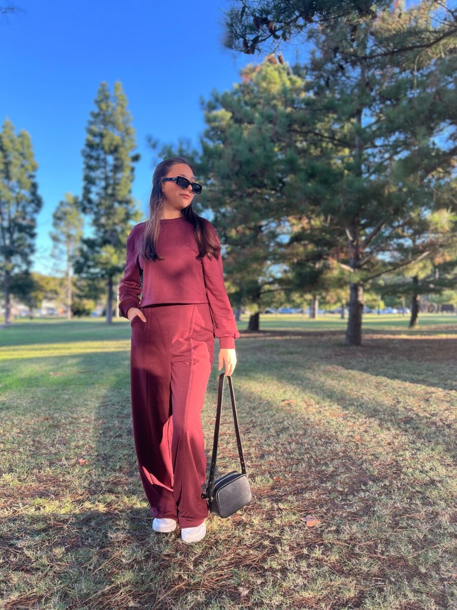 Blusa Paula - Bordeaux 