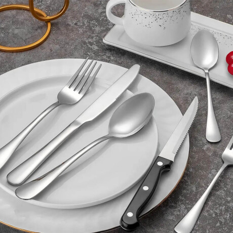 Set Cubiertos Acero Inox 25p El Chingón C/organizador Set Cubiertos Acero Inox 25p El Chingón C/organizador