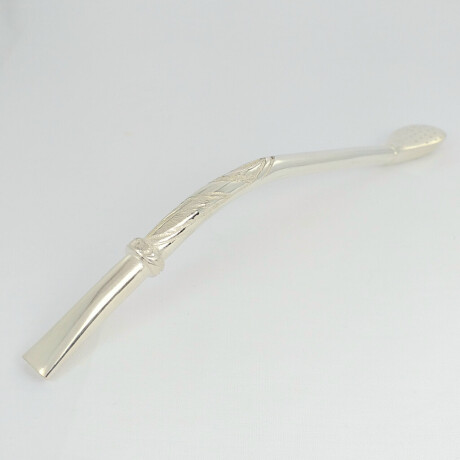 Bombilla de Plata 925 modelo Criolla Altura 20 cm