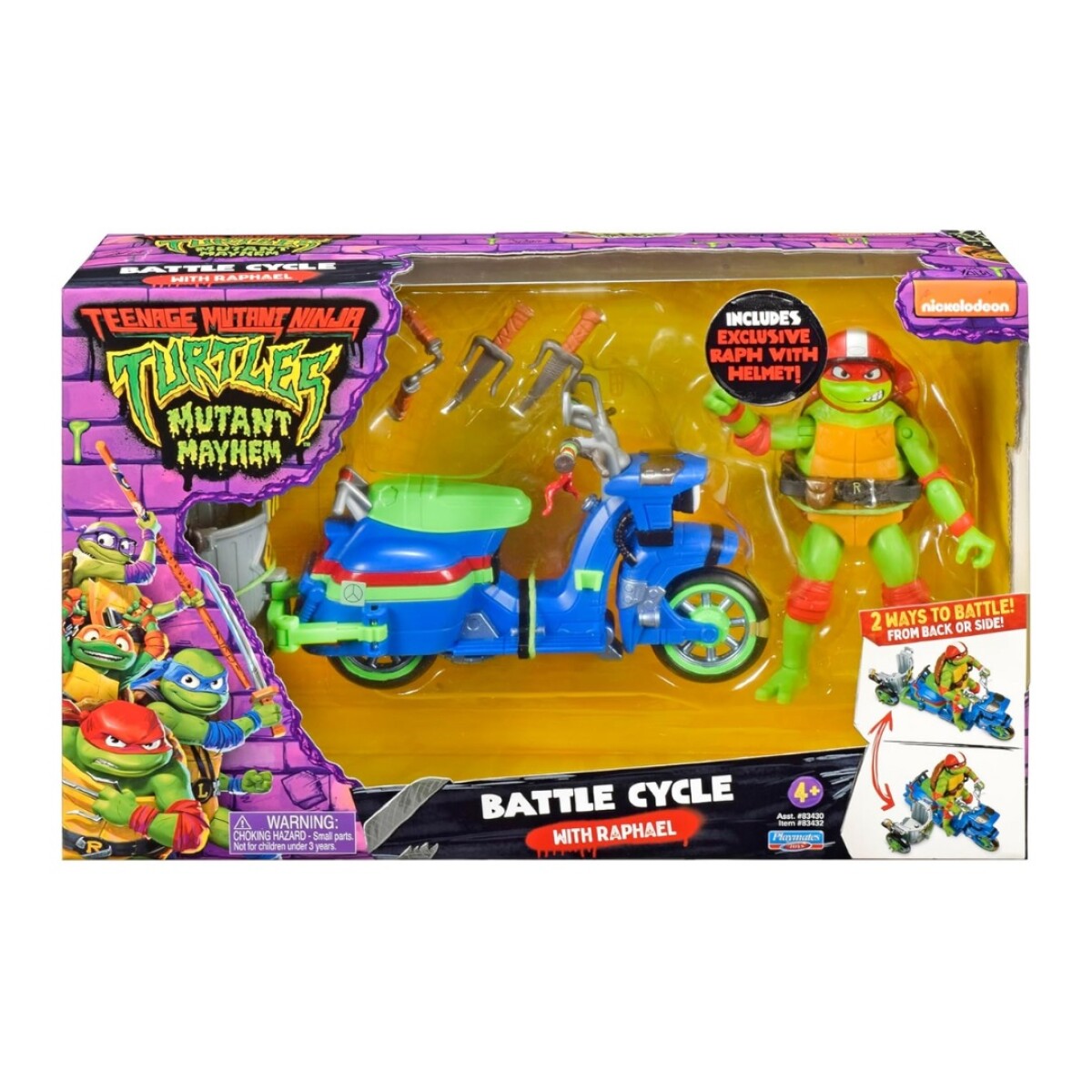 Ciclo de batalla mutante de caos con figura exclusiva de Rafael 