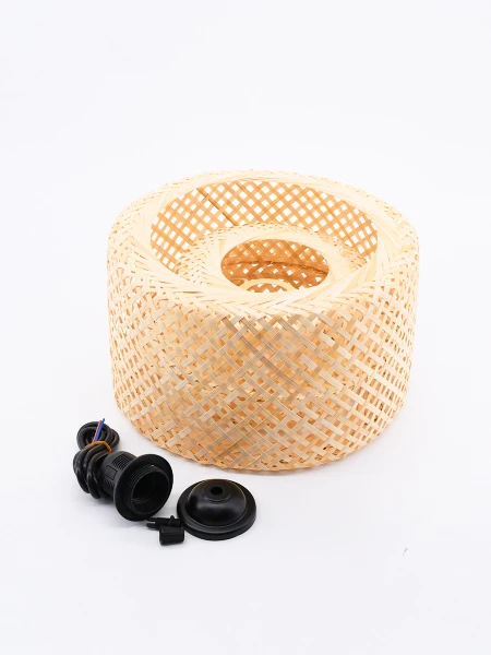 LAMPARA COLGANTE JUTE BEIGE