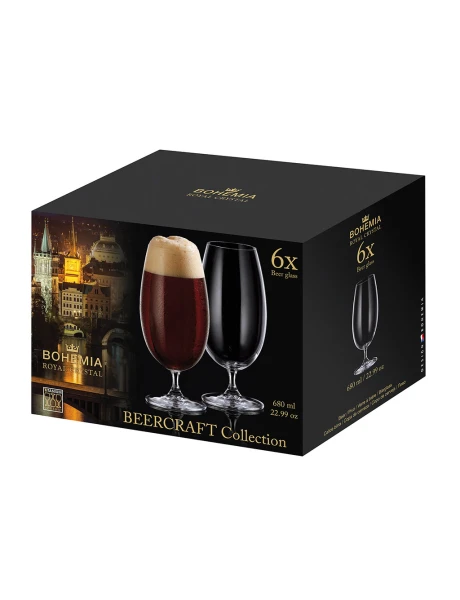 SET X6 COPA CERVEZA 680ML BEERCRAFT BOHEMIA SET X6 COPA CERVEZA 680ML BEERCRAFT BOHEMIA