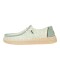 Wendy Espadrille Retro Palm - Mujer Celadon Green/White
