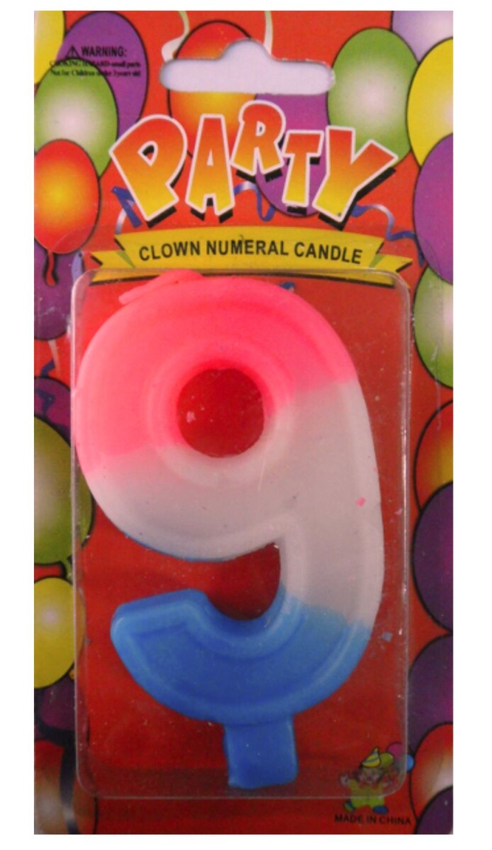 VELITA Nº9 3COLORES 14CM (UNIDAD) 