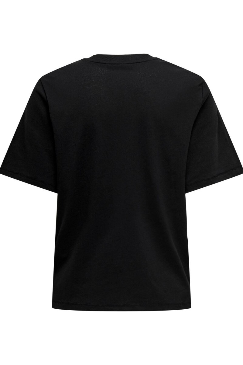 Polera Blinis Estampada Black