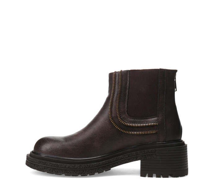 Botas de Mujer Miss Carol Caina de Cuero Marrón