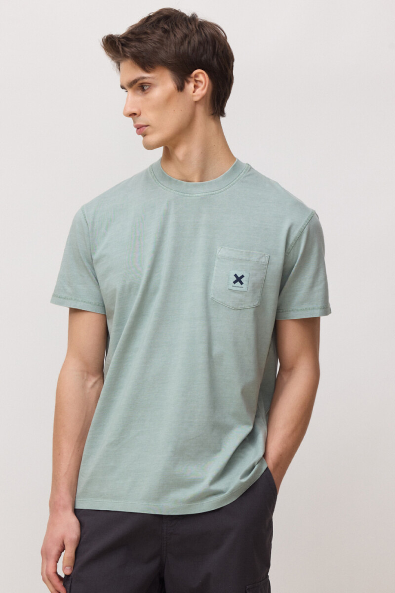 Remera Iconic Blue Banana Sage
