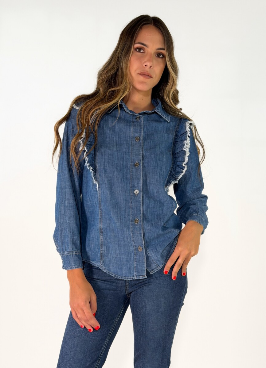 CAMISA SOFIA - CELESTE 