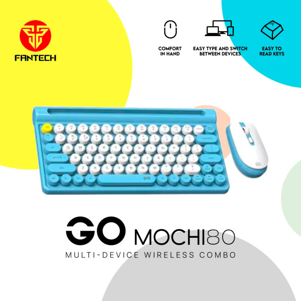 Teclado Y Mouse Inalámbrico Wk897 AZUL