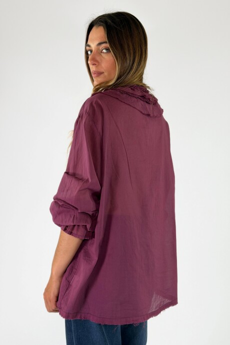 BLUSA MARINO Bordo