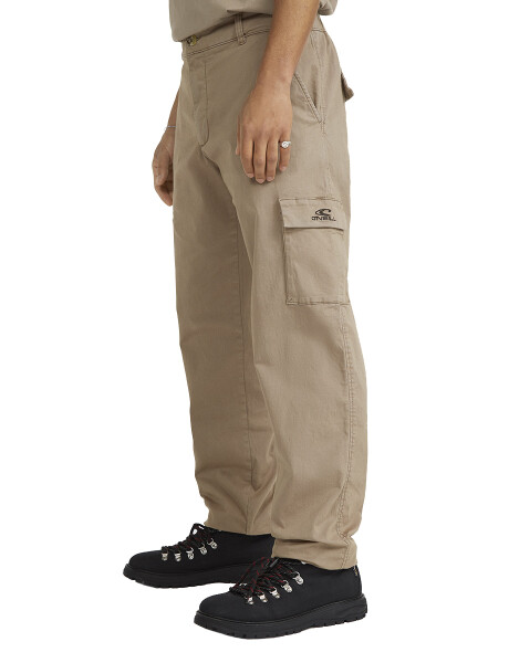 Pantalones Essentials Cargo Beige