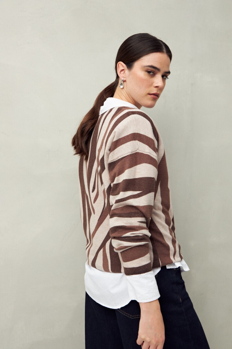 SWEATER NORA Visón