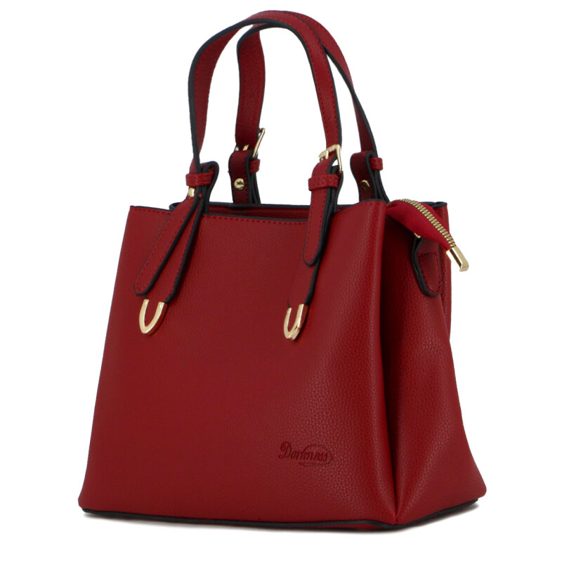 Darkness Cartera C/correa Larga-corta Y Monedero Bordo