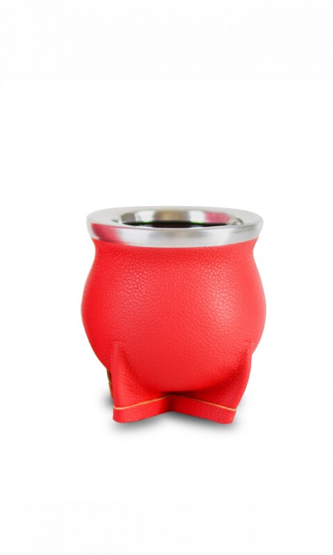 MATE DE CERÁMICA CHICO DELTA URBANO ROJO CARMIN