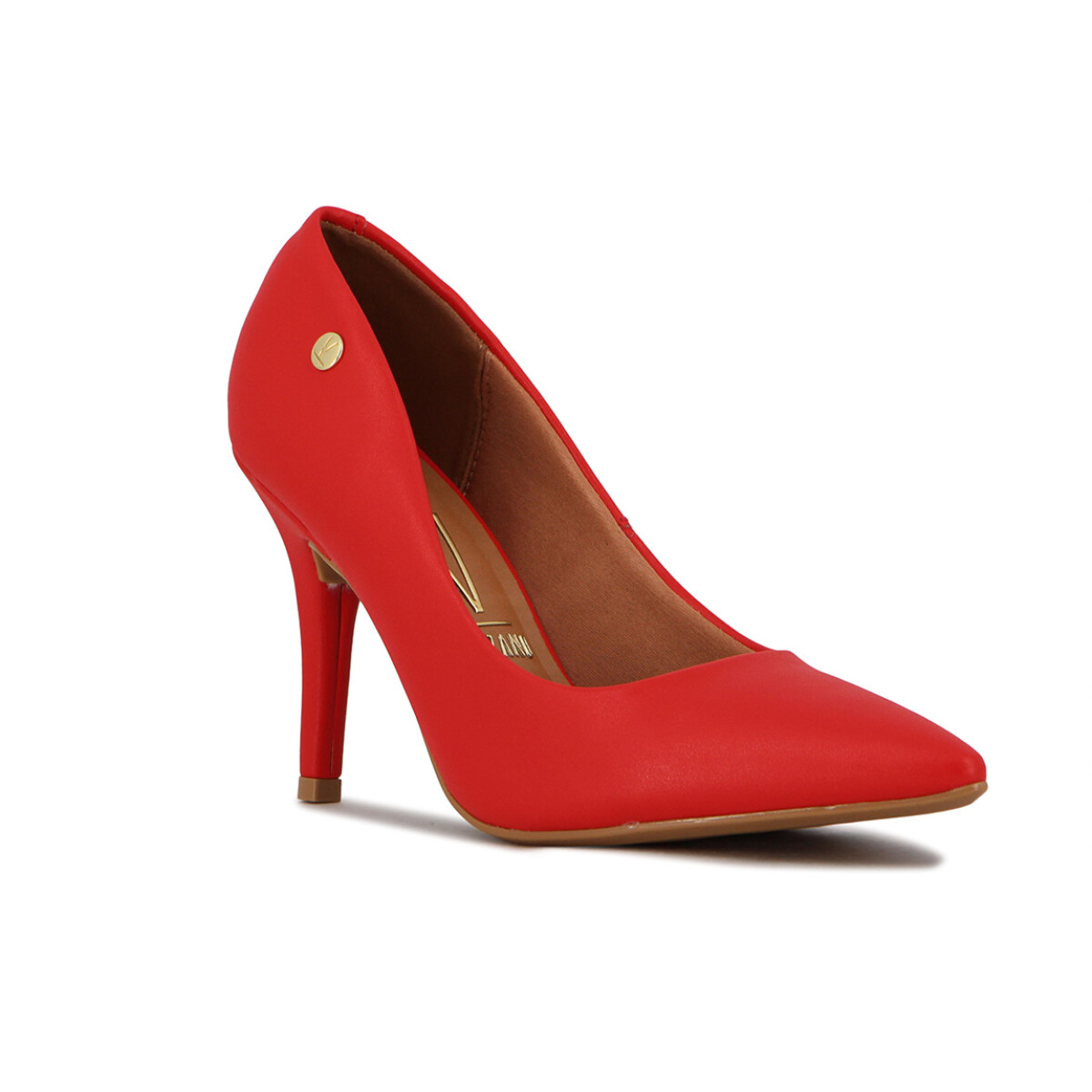 Vizzano Zapato Clasico Dama Punta Fina Taco Alto Lxv - Rojo 