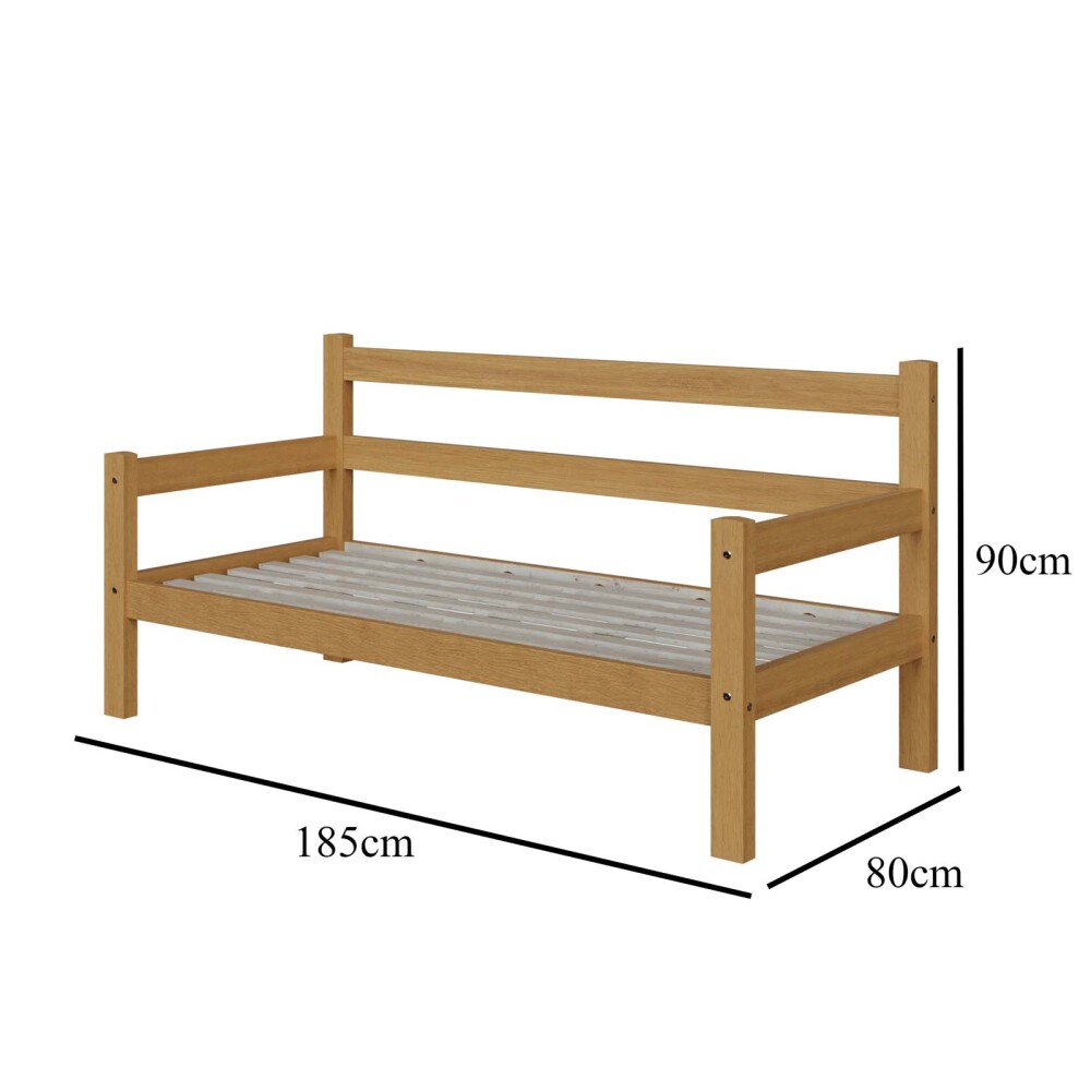 CAMA MARINERA MADERA NATURAL-BEIGE SOFIA