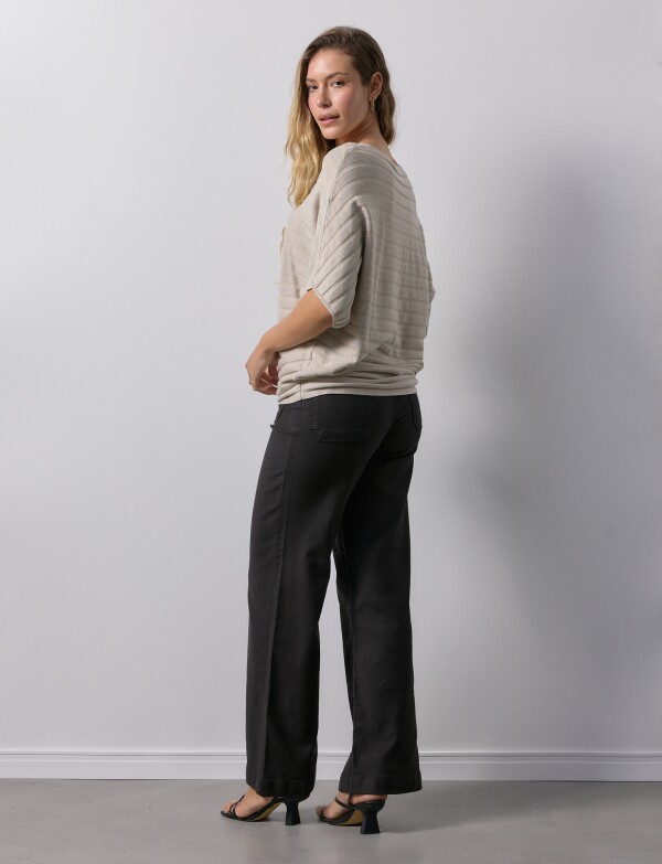 Buzo Dolman Acanalado BEIGE