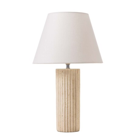 LAMPARA DE MESA PIEDRA NATURAL-BEIGE F17D