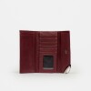 Billetera Katy en cuero graneado Bordeaux