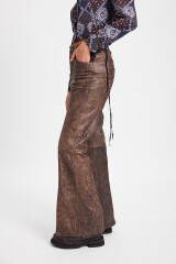 Pantalón Leather Ryder Desgastado