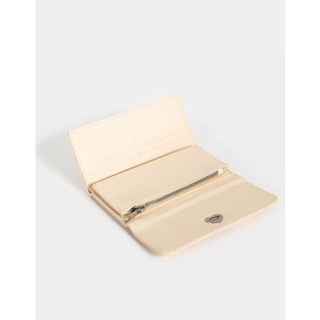 Billetera Fichero Solapa Amarillo Claro