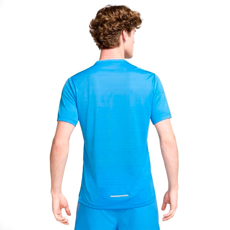 Remera Nike MILER TOP SS de Hombre - AJ7565-412 Azul