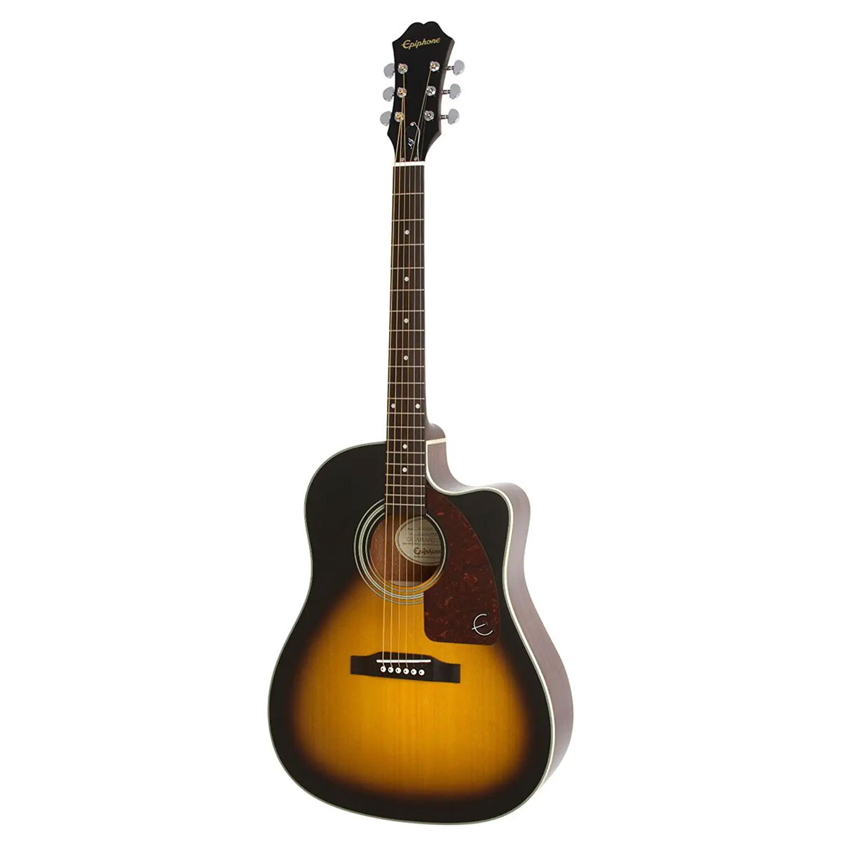 Guitarra Electroacústica Epiphone Aj210ce Sunburst 