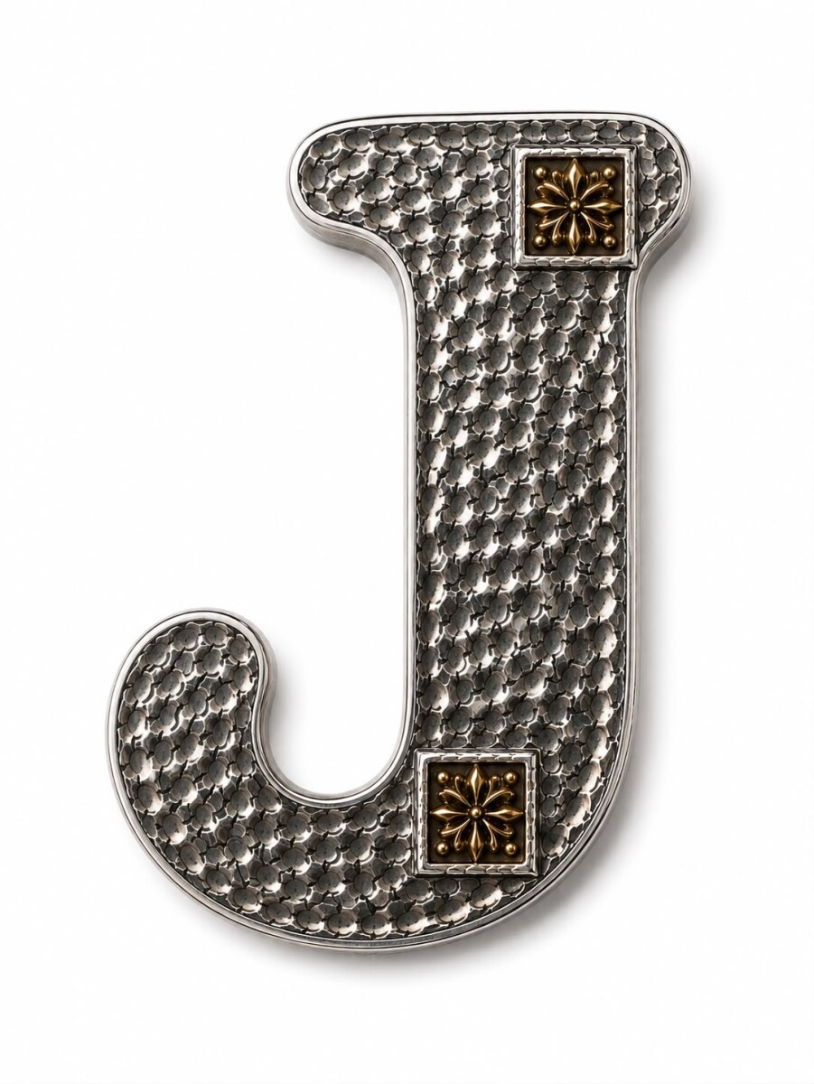 Letras Plata y Oro - J 