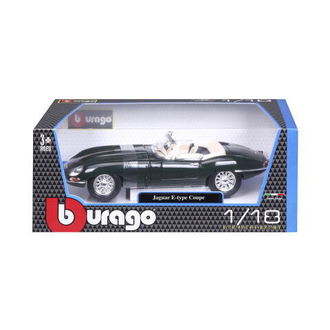 Bburago Escala 1:18 Auto de Colección Jaguar E-Type Coupe