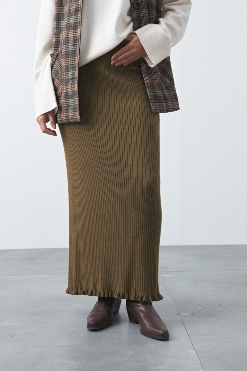 FALDA ROBINE Verde Musgo