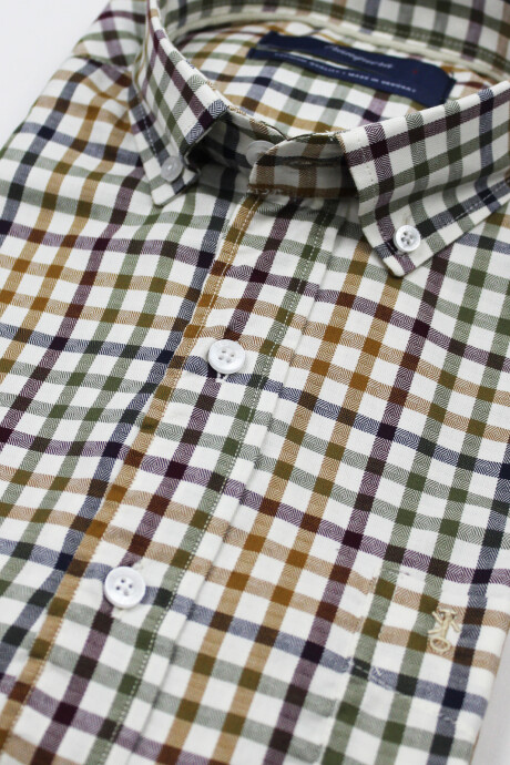Camisa de Hombre Premium a Cuadros Cuadros Colores 2