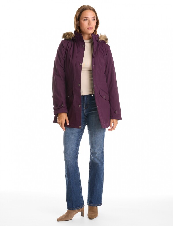 Gabardina Impermeable & Forro Termico VIOLETA
