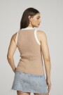 TOP RIB KNIT Beige