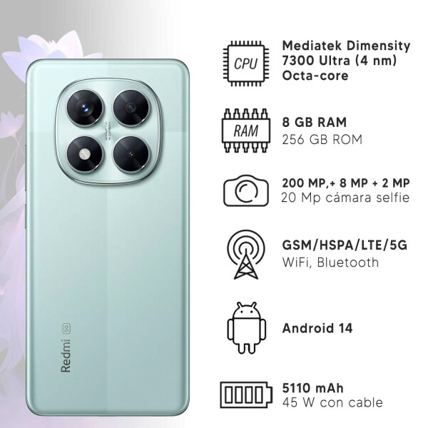 Xiaomi Redmi Note 14 Pro 5g 8/256 Gb VERDE