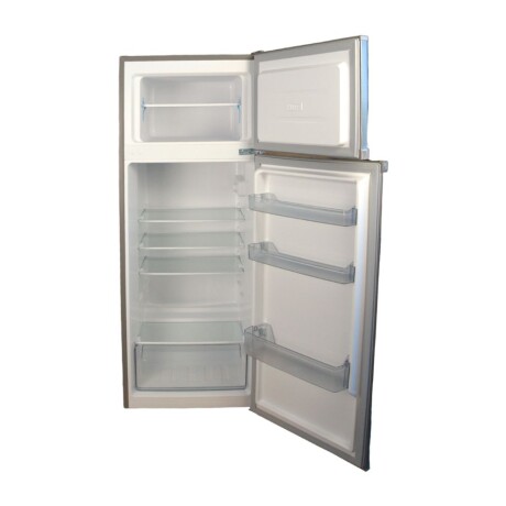 heladera refrigerador c/freezer 205 lts. frio humedo ACERO INOXIDABLE