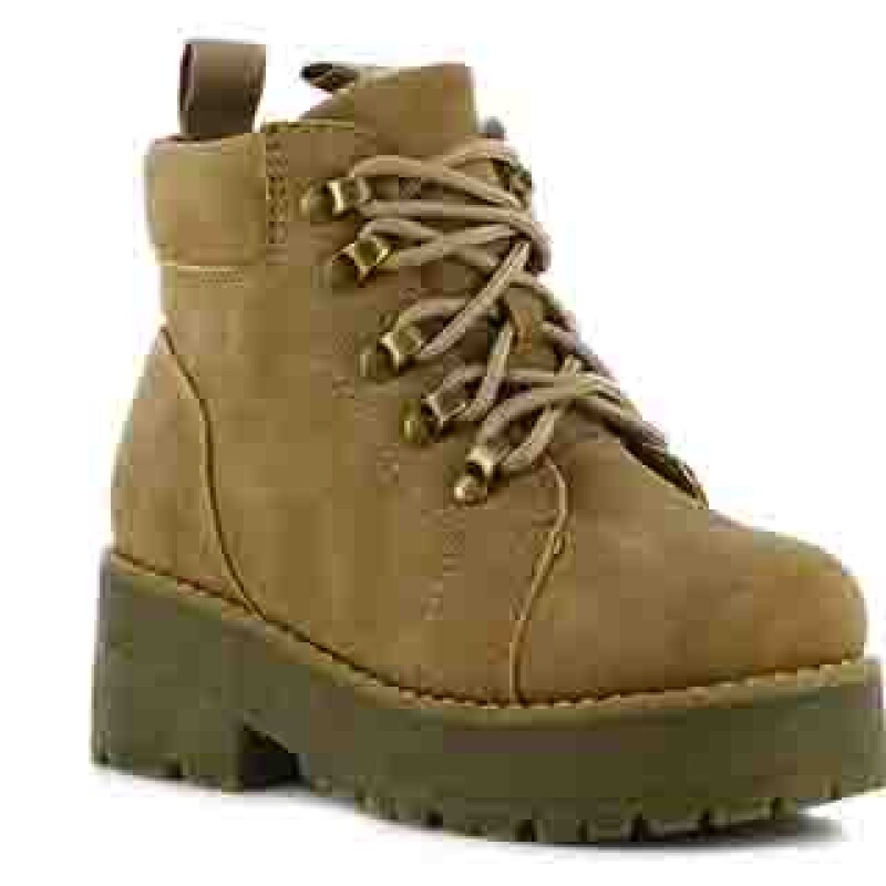 Botas de Niña MINI Miss Carol PITI acordonada Beige