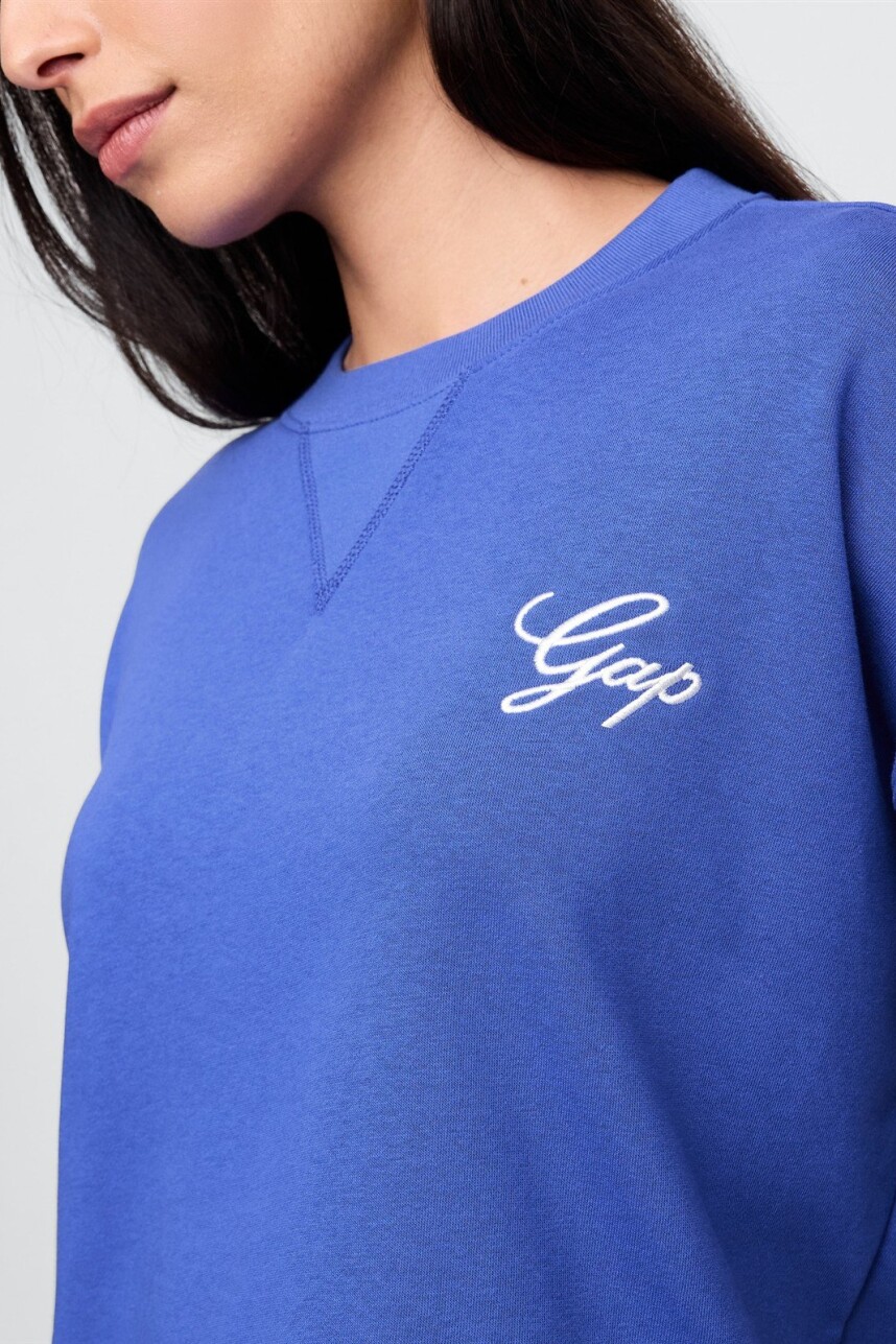 Canguro Logo Gap Sin Felpa Mujer Dazzling Blue V2
