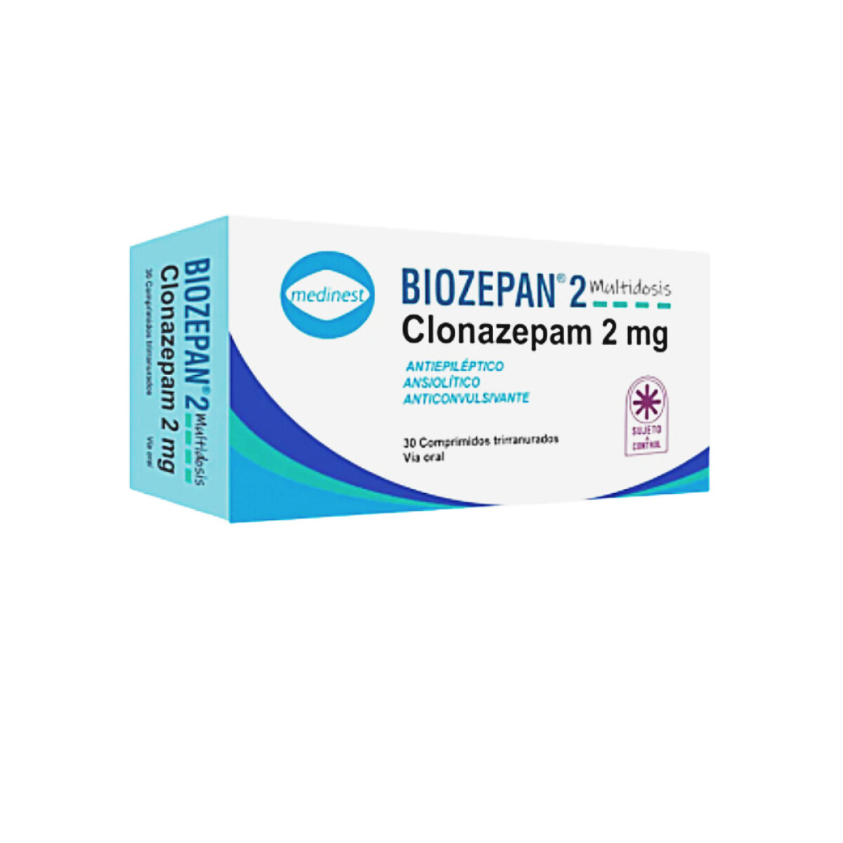 BIOZEPAN 2 MG. CJ X 30 COMP. MULTIDOSIS 