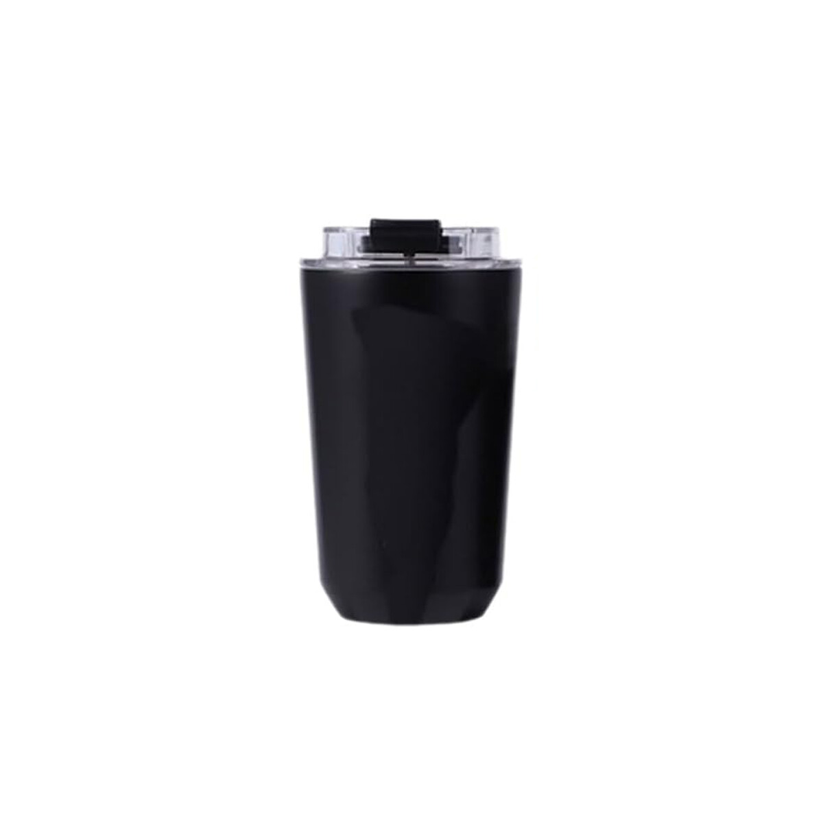 Vaso Térmico Mate con Tapa Hermética 450ml - Negro 