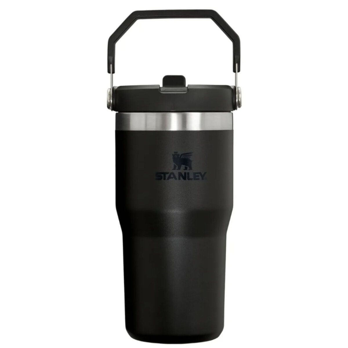 Vaso Térmico Stanley IceFlow Flip Straw 591ml Para Bebidas Frías En Movimiento - Negro 