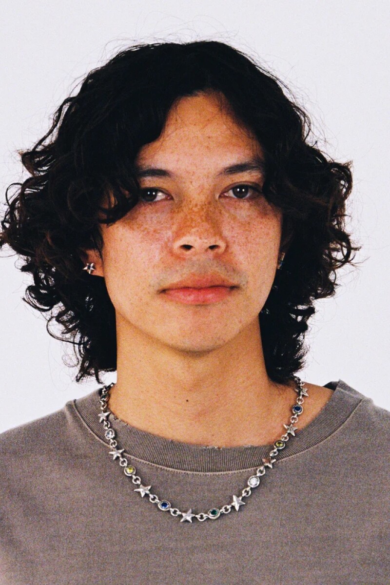 Multicolor Squadra Necklace Plata