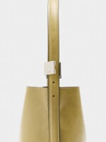 Bolso Bombonera Efecto Craquelado crudo