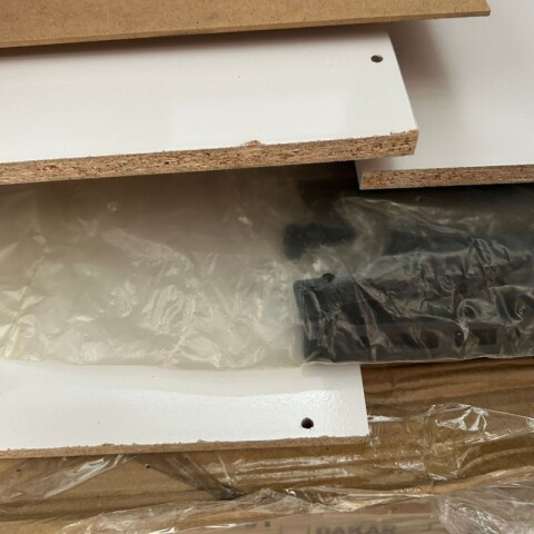 [OUTLET] Ropero Blanco 4 puertas 2 cajones con estantes y perchero 172x90x35 cm Interior Natural [OUTLET] Ropero Blanco 4 puertas 2 cajones con estantes y perchero 172x90x35 cm Interior Natural