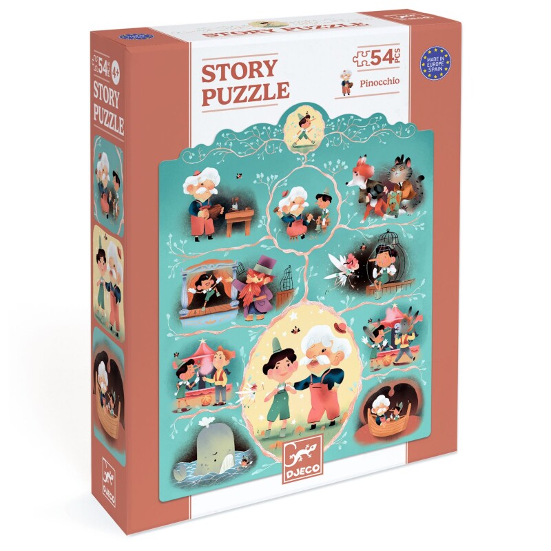 Puzzle Story 38x50cm 54 Pcs Pinocho