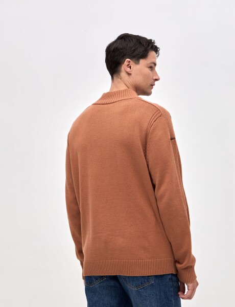 Buzo punto Folie Marrón