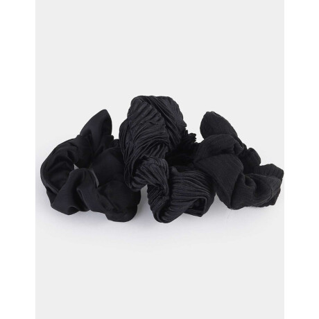 Set De Scrunchies Negro